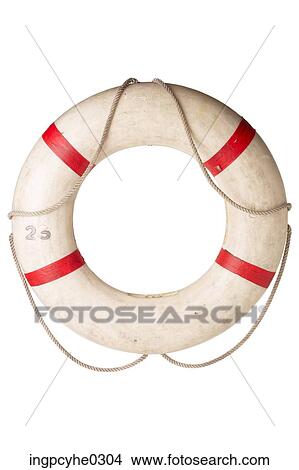 Red and white lifesaver View Large Photo Image Picture - Red and white lifesaver . Fotosearch