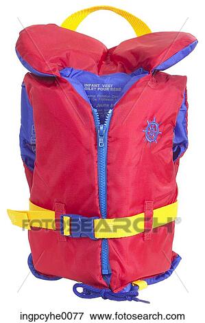 Red life vest View Large Photo Image Stock Photo - Red life vest . Fotosearch
