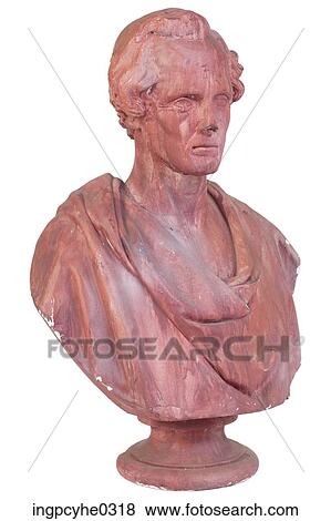 Red marble bust of man 3 View Large Photo Image Stock Photo - Red marble bust of man 3. Fotosearch
