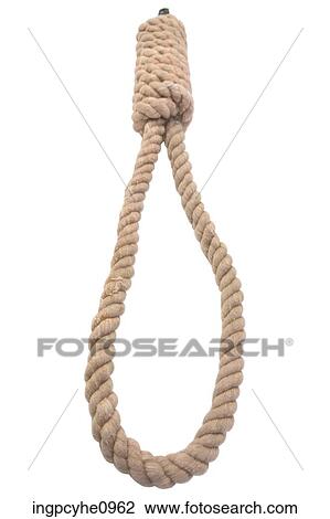 Rope tied into noose View Large Photo Image Stock Image - Rope tied into noose . Fotosearch