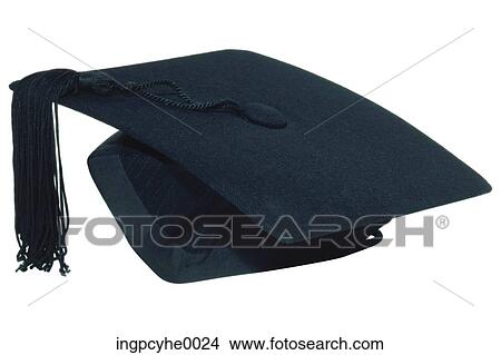single graduation cap View Large Photo Image Picture - single graduation cap. Fotosearch
