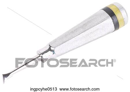 Stock Image - Stainless steel chisel . Fotosearch