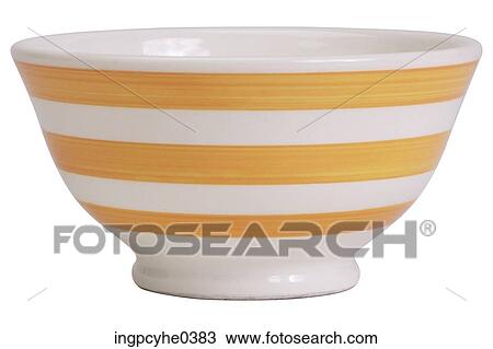 White and yellow striped bowl L2 View Large Photo Image Stock Image - White and yellow striped bowl L2. Fotosearch