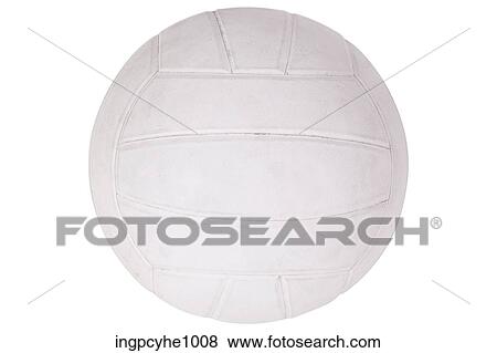 White leather volleyball View Large Photo Image Stock Photo - White leather volleyball. Fotosearch