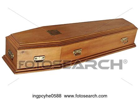 Wooden casket View Large Photo Image Stock Photo - Wooden casket . Fotosearch