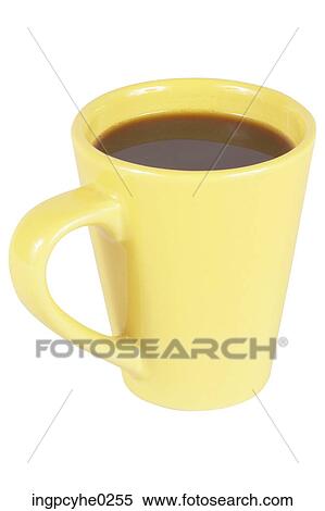 Stock Photography - yellow coffee cup . Fotosearch