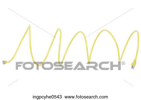 Yellow network cable View Large Photo Image Stock Image - Yellow network cable . Fotosearch