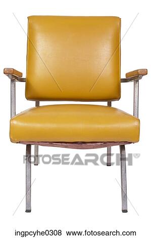 Stock Photo - Yellow plastic chair . Fotosearch