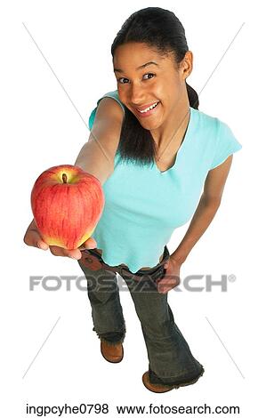 young woman ready for school View Large Photo Image Stock Photo - young woman ready for school . Fotosearch