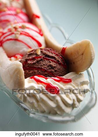 Banana Split View Large Photo Image Stock Image - Banana Split. Fotosearch