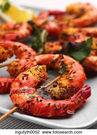 Bbq Prawntandoori View Large Photo Image Stock Image - Bbq Prawntandoori. Fotosearch