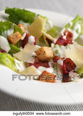 Caesar Salad View Large Photo Image Picture - Caesar Salad. Fotosearch