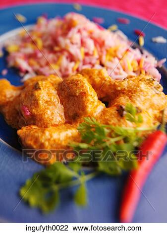 Stock Image - Chicken Korma. Fotosearch