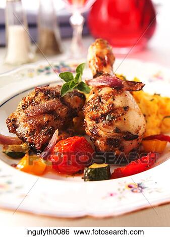 Chicken Med Veg View Large Photo Image Stock Photograph - Chicken Med Veg. Fotosearch