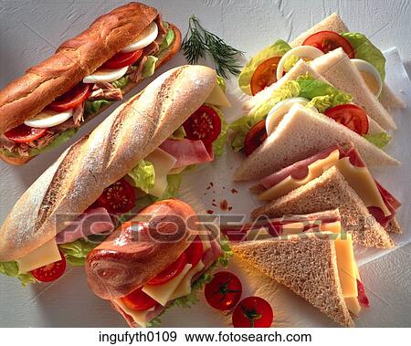 Stock Photo - Sandwiches. Fotosearch
