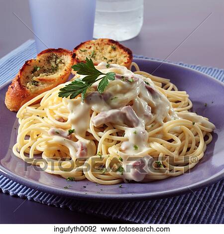 Spaghetti Carbonara View Large Photo Image Stock Image - Spaghetti Carbonara. Fotosearch