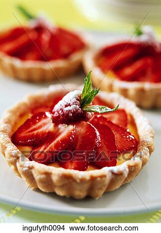 Strawberry Tart View Large Photo Image Picture - Strawberry Tart. Fotosearch