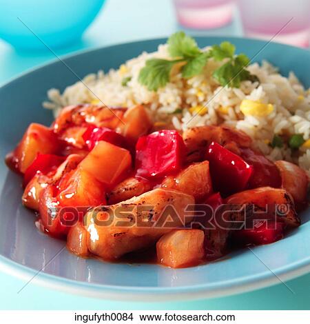 Picture - Sweet & Sour Chicken. Fotosearch