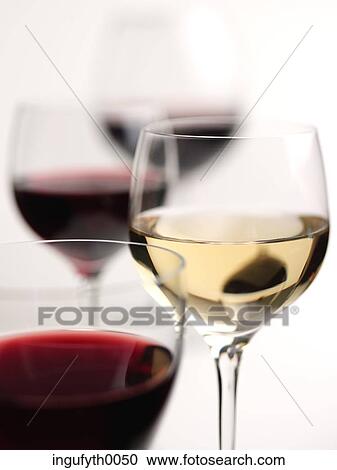 Stock Image - Wine Glasses. Fotosearch