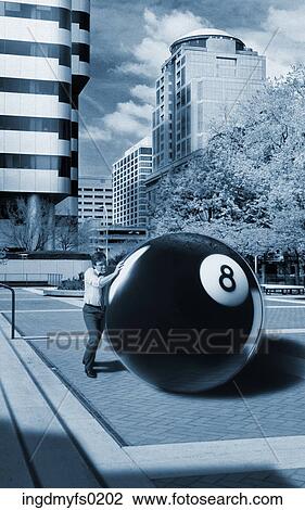 Behind the Eight Ball View Large Photo Image Stock Image - Behind the Eight Ball. Fotosearch