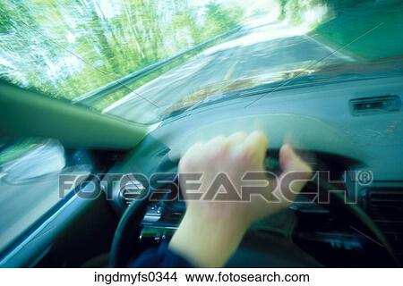 Behind the Wheel View Large Photo Image Picture - Behind the Wheel. Fotosearch