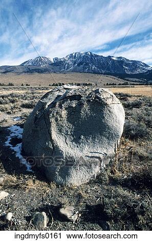 Boulder in the Desert View Large Photo Image Stock Image - Boulder in the Desert. Fotosearch