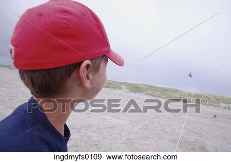 Boy in Hat at the Beach View Large Photo Image Stock Photo - Boy in Hat at the Beach. Fotosearch