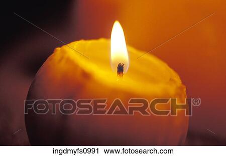 Burning Candle Flame View Large Photo Image Stock Image - Burning Candle Flame. Fotosearch
