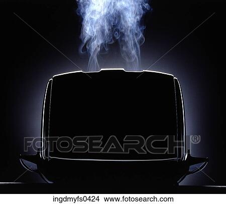 Burning Toaster View Large Photo Image Picture - Burning Toaster. Fotosearch