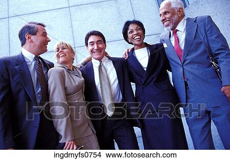 Business People In a Happy Group View Large Photo Image Picture - Business People In a Happy Group. Fotosearch