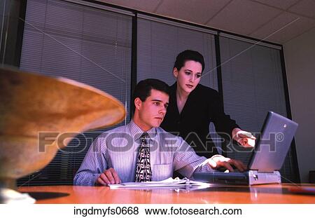 Business People Working View Large Photo Image Stock Photo - Business People Working. Fotosearch