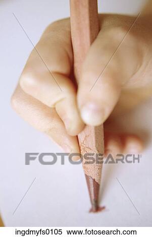 Child Holding Colored Pencil View Large Photo Image Stock Photography - Child Holding Colored Pencil. Fotosearch