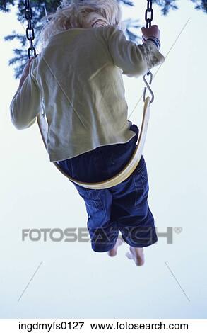 Child Swinging View Large Photo Image Stock Photo - Child Swinging. Fotosearch