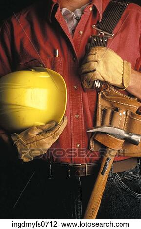Construction Worker and Gear View Large Photo Image Stock Image - Construction Worker and Gear. Fotosearch