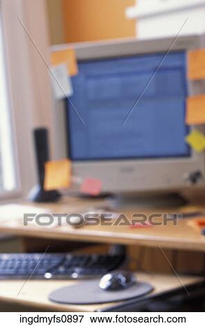 Desktop Computer View Large Photo Image Stock Photo - Desktop Computer. Fotosearch