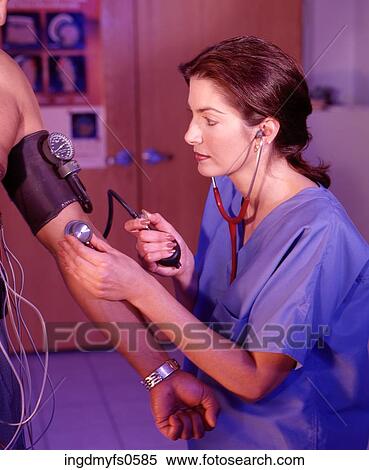 Doctor Checking Blood Pressure View Large Photo Image Stock Photography - Doctor Checking Blood Pressure. Fotosearch
