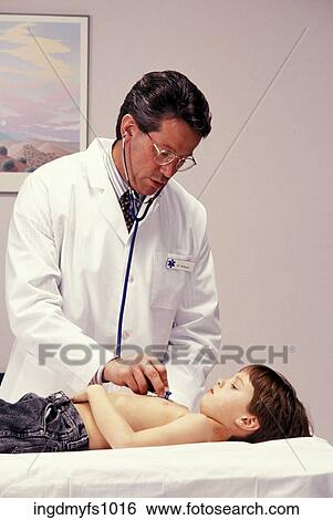 Doctor Listening to Little Boy's Heart View Large Photo Image Stock Photograph - Doctor Listening to Little Boy's Heart. Fotosearch