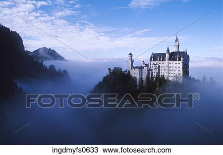 Gothic Castle on Misty Mountaintop View Large Photo Image Stock Image - Gothic Castle on Misty Mountaintop. Fotosearch