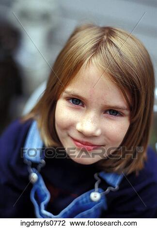 Stock Image - Happy Little Girl. Fotosearch