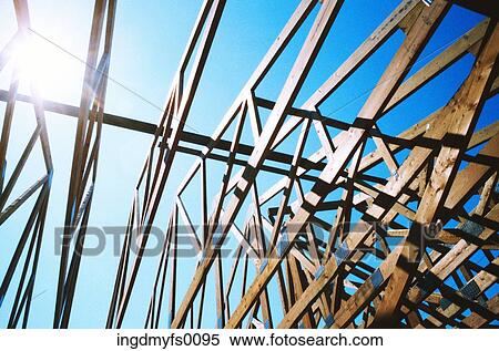 Stock Photography - House Roof Under Construction. Fotosearch