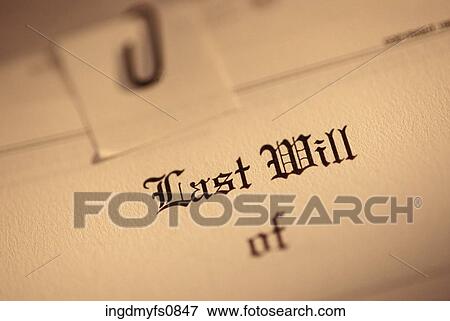 Last Will and Testament View Large Photo Image Stock Photo - Last Will and Testament. Fotosearch