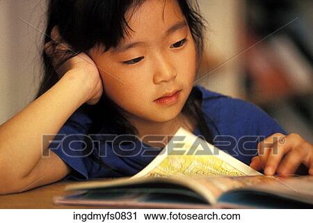 Little Girl Reading a Book View Large Photo Image Stock Image - Little Girl Reading a Book. Fotosearch