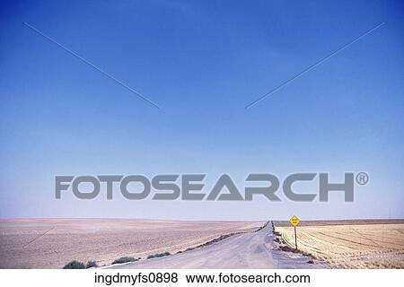 Long Rural Highway View Large Photo Image Stock Photo - Long Rural Highway. Fotosearch