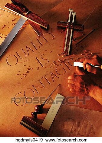 Making a Wooden Sign View Large Photo Image Stock Photo - Making a Wooden Sign. Fotosearch