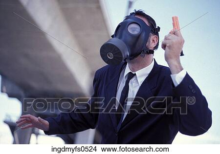Man in Gas Mask View Large Photo Image Picture - Man in Gas Mask. Fotosearch