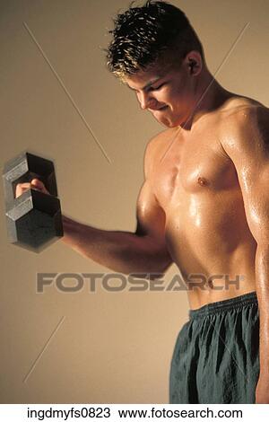 Man Lifting Weights View Large Photo Image Stock Image - Man Lifting Weights. Fotosearch