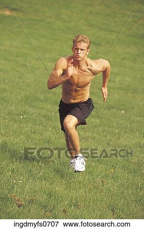 Man Sprinting View Large Photo Image Stock Photo - Man Sprinting. Fotosearch