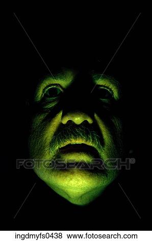Man's Scary Green Face View Large Photo Image Stock Photo - Man's Scary Green Face. Fotosearch