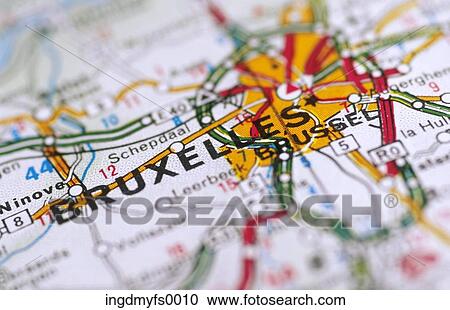 Map of Brussels View Large Photo Image Stock Image - Map of Brussels. Fotosearch