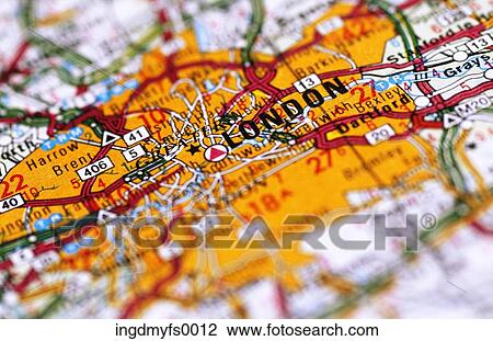 Map of London England View Large Photo Image Stock Image - Map of London England. Fotosearch